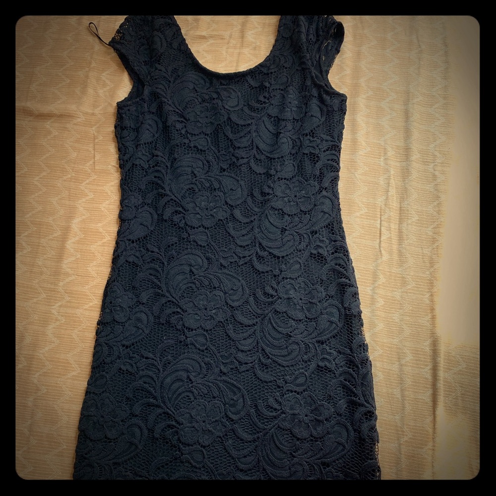 Black laced dress